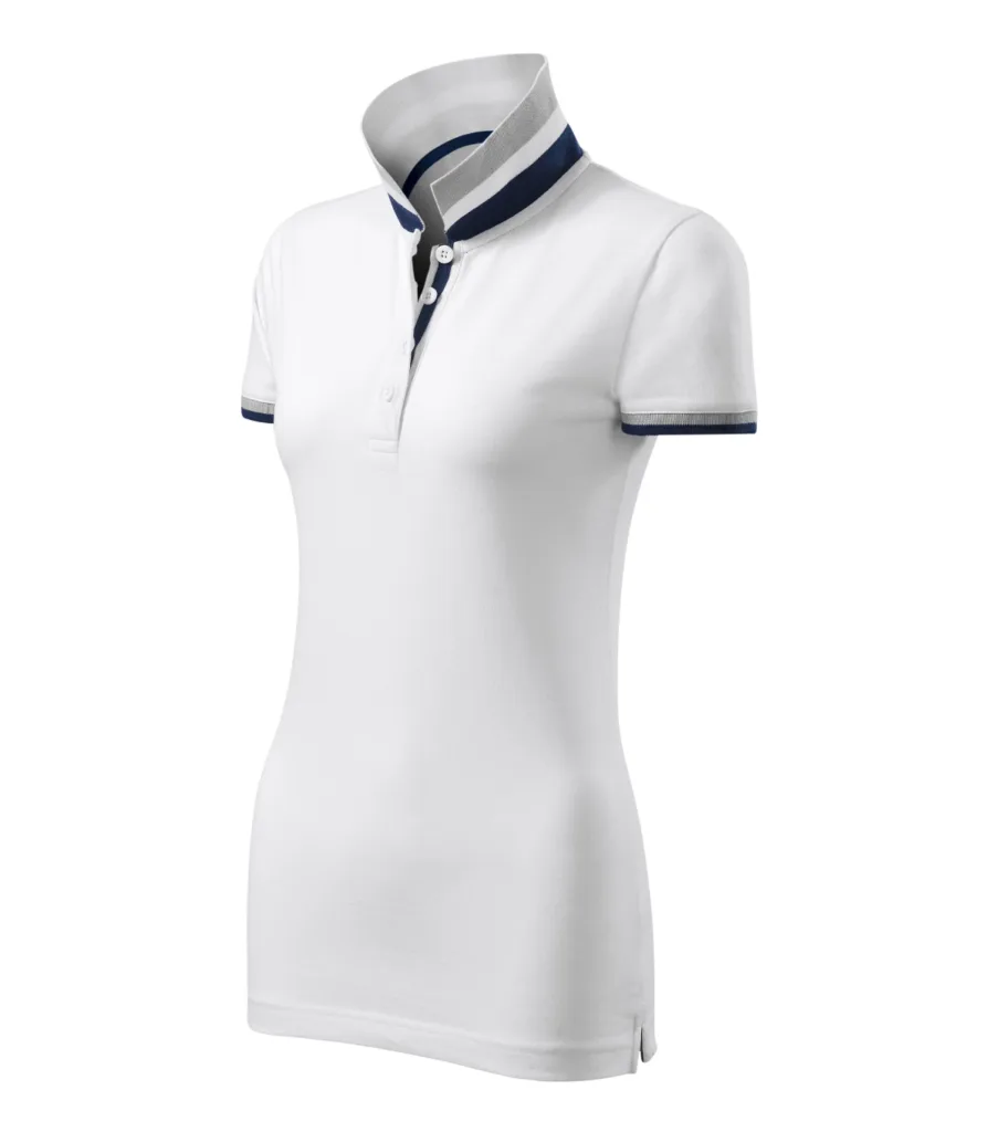 Polokošile MALFINI Premium Collar Up 257, dámská, bílá
