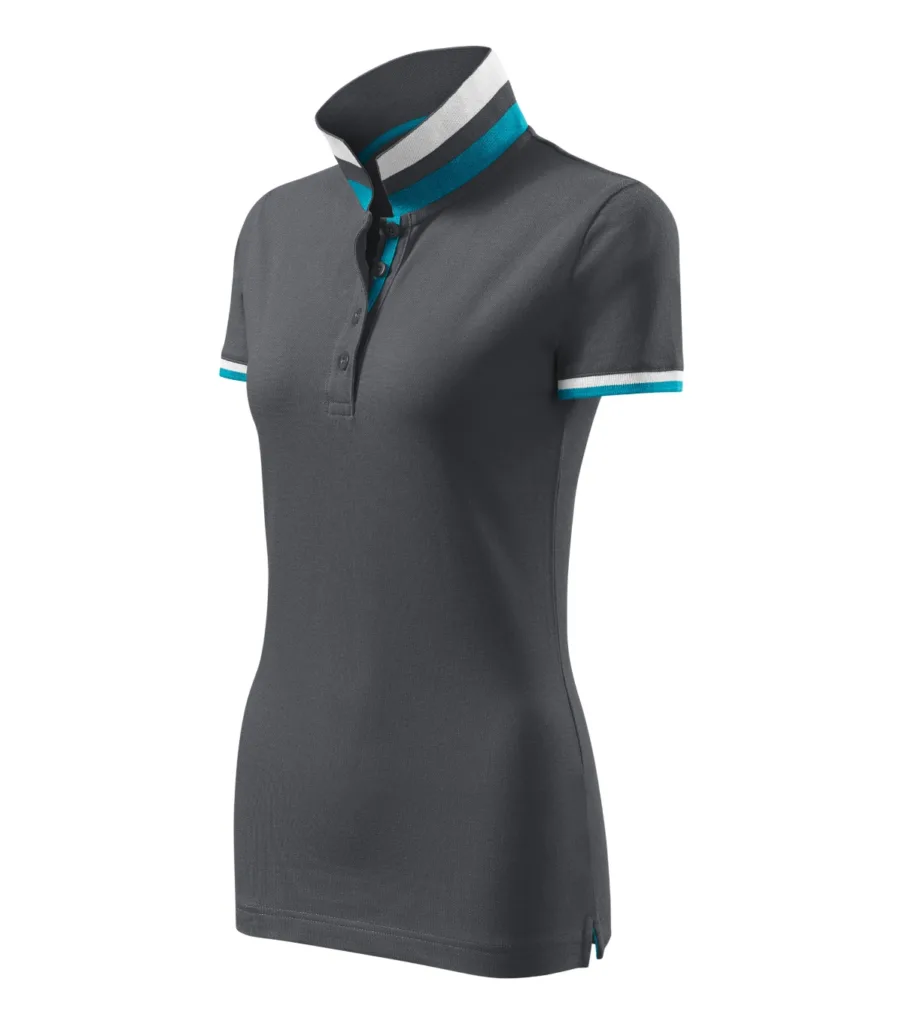 Polokošile MALFINI Premium Collar Up 257, dámská, light anthracite