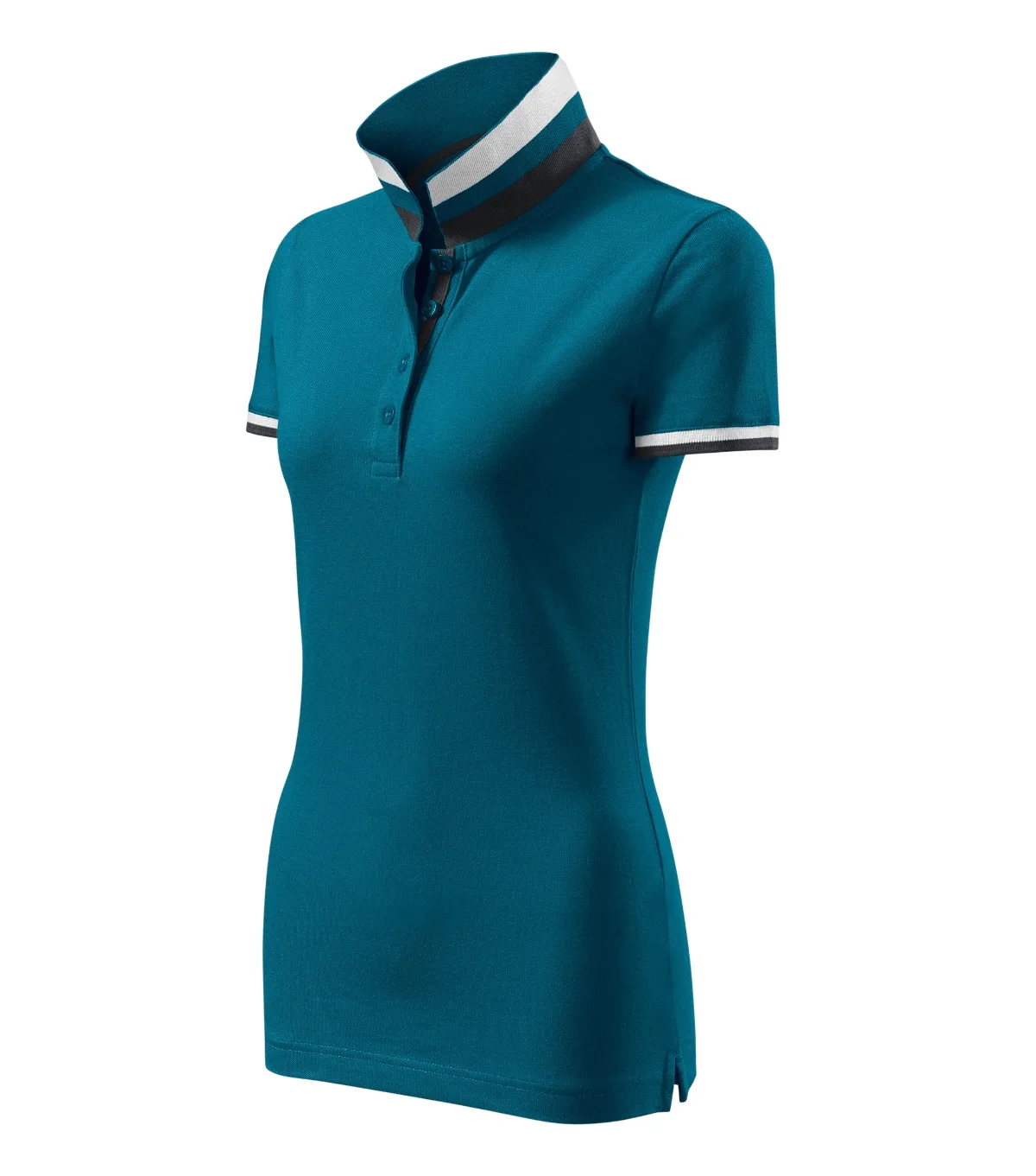 Polokošile MALFINI Premium Collar Up 257, dámská, petrolejová