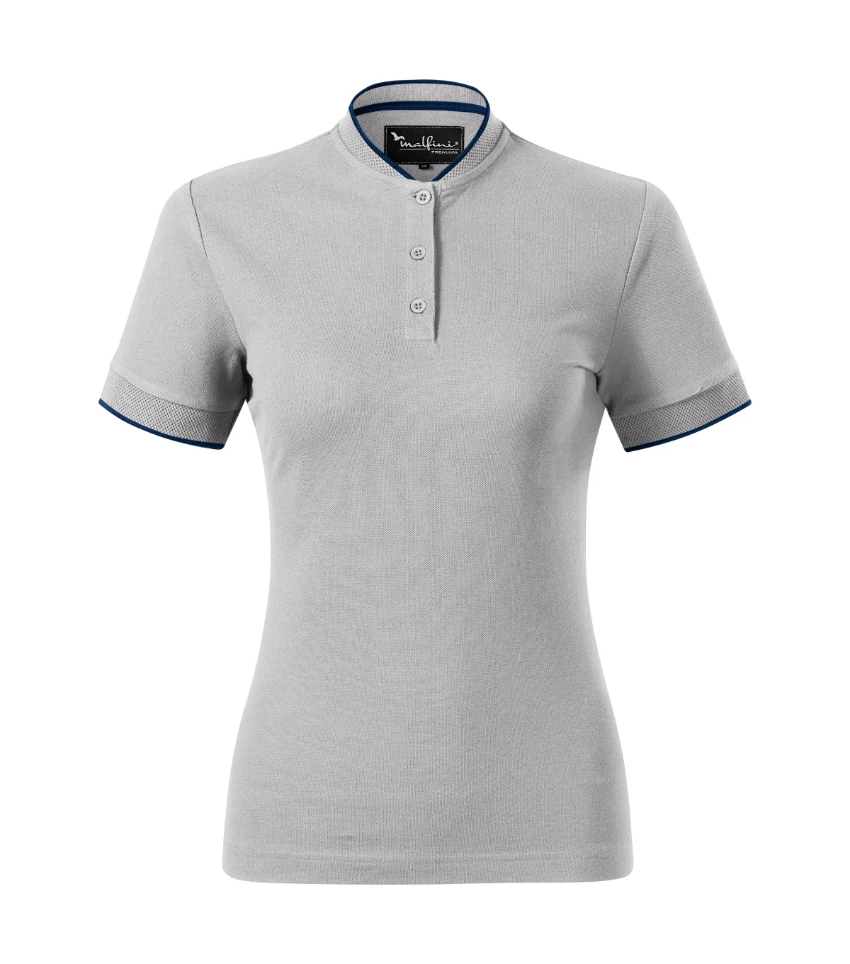 Polokošile MALFINI Premium Diamond 274, dámská, silver gray - Obrázek 2