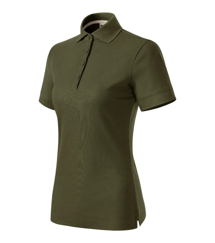 Polokošile MALFINI Prime (GOTS) X35, dámská, military