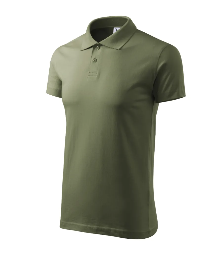 Polokošile MALFINI Single J. 202, pánská, khaki
