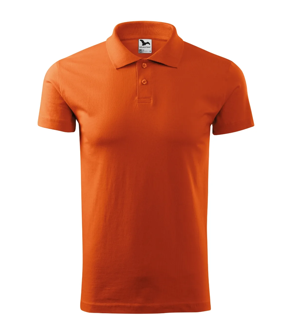 Polokošile MALFINI Single J. 202, pánská, oranžová - Obrázek 2