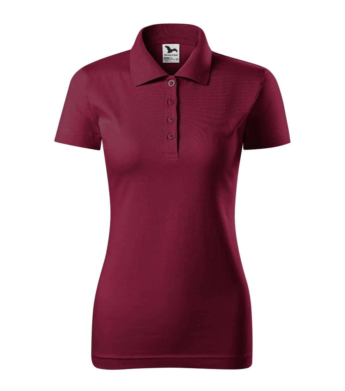 Polokošile MALFINI Single J. 223, dámská, garnet - Obrázek 2