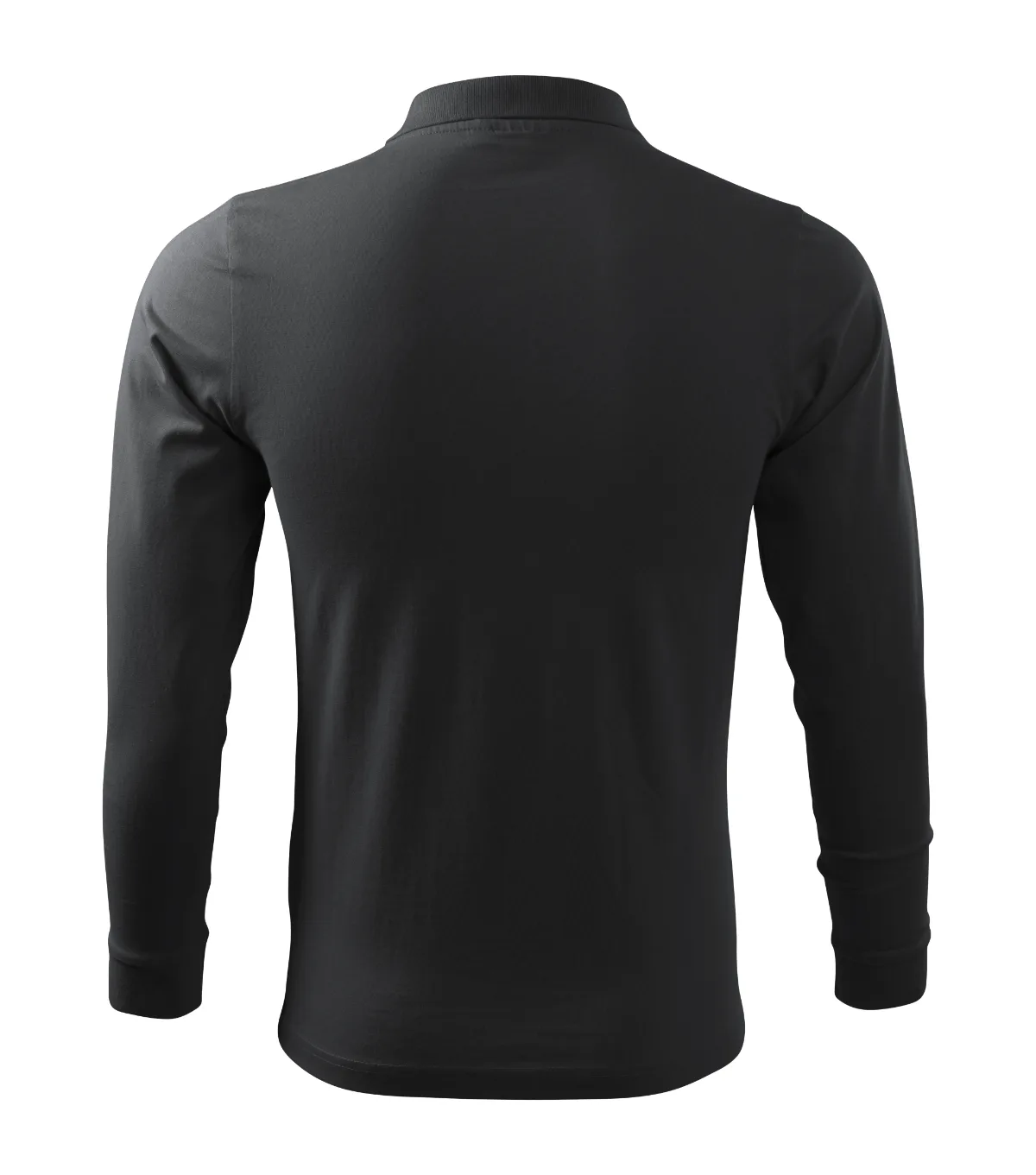 Polokošile MALFINI Single J. LS 211, pánská, ebony gray - Obrázek 3