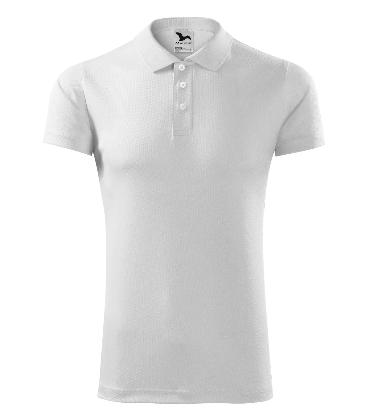 Polokošile MALFINI Victory 217, unisex, bílá - Obrázek 2