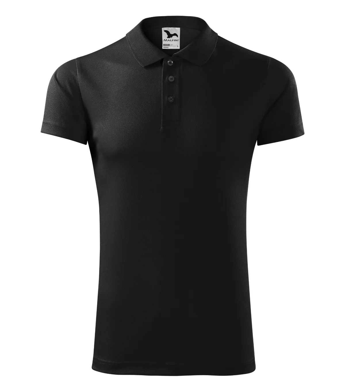 Polokošile MALFINI Victory 217, unisex, černá - Obrázek 2