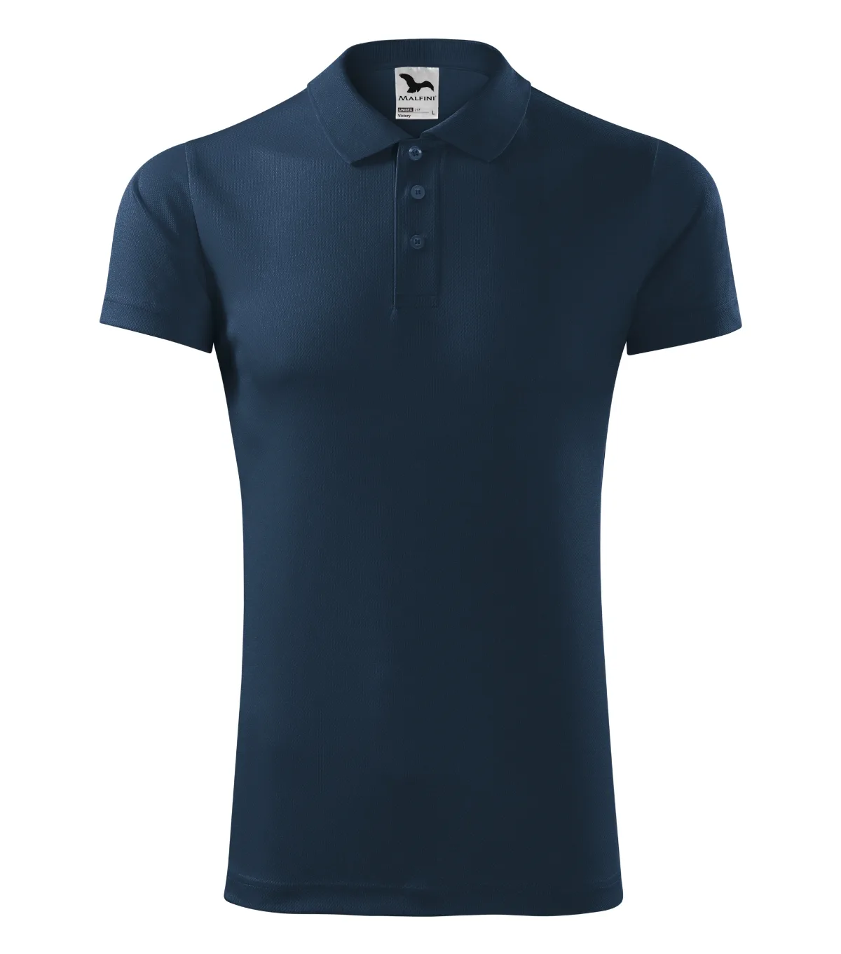 Polokošile MALFINI Victory 217, unisex, námořní modrá - Obrázek 2
