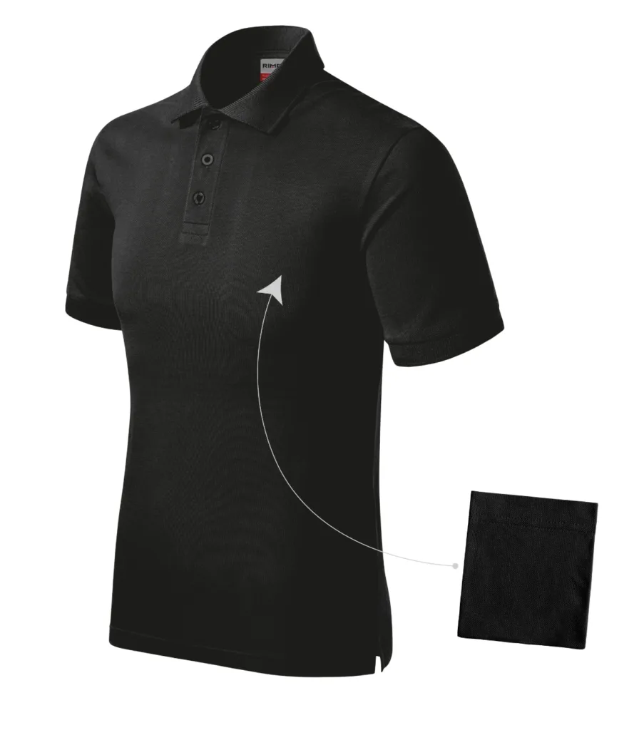 Polokošile RIMECK Resist Heavy Polo R20, pánská, černá