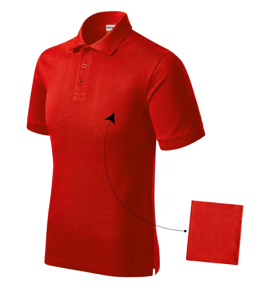 Polokošile RIMECK Resist Heavy Polo R20, pánská, červená