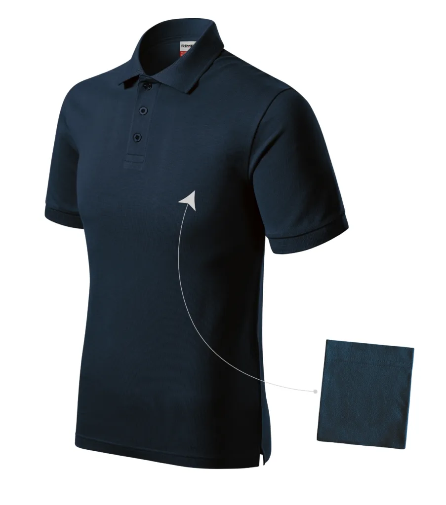 Polokošile RIMECK Resist Heavy Polo R20, pánská, námořní modrá