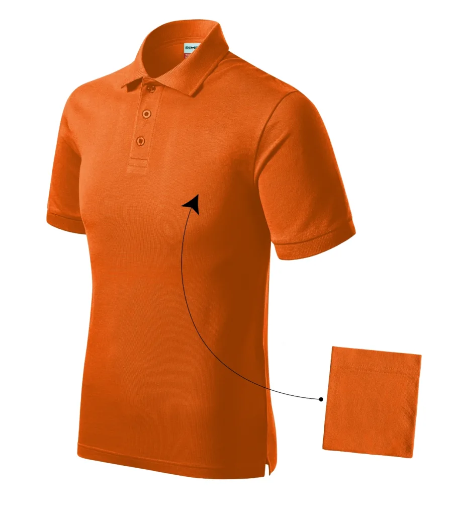 Polokošile RIMECK Resist Heavy Polo R20, pánská, oranžová