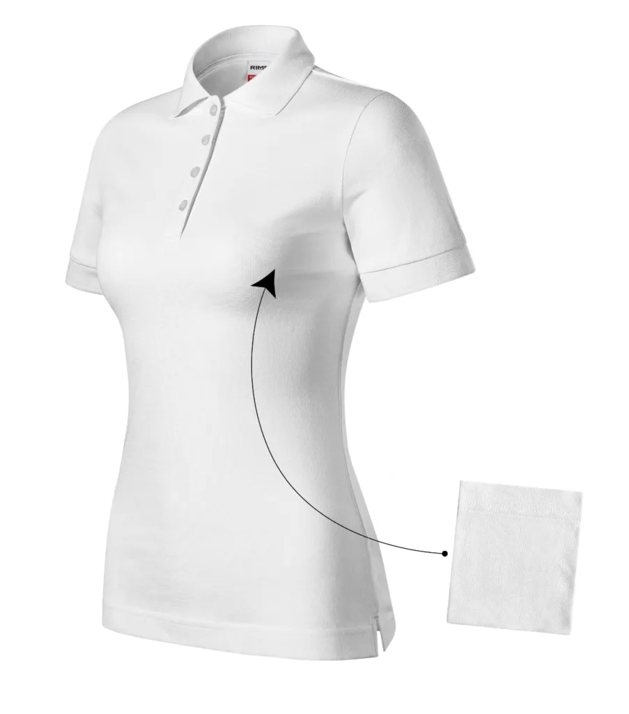Polokošile RIMECK Resist Heavy Polo R21, dámská, bílá