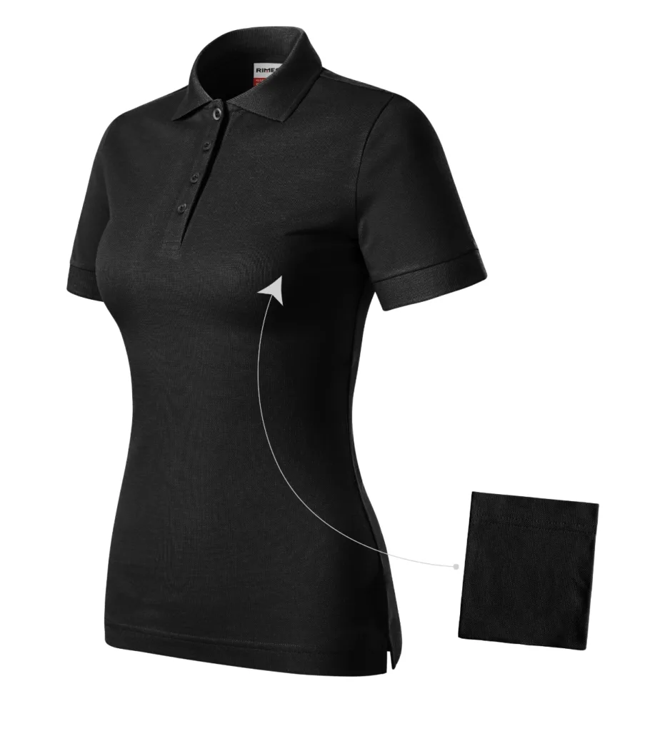 Polokošile RIMECK Resist Heavy Polo R21, dámská, černá