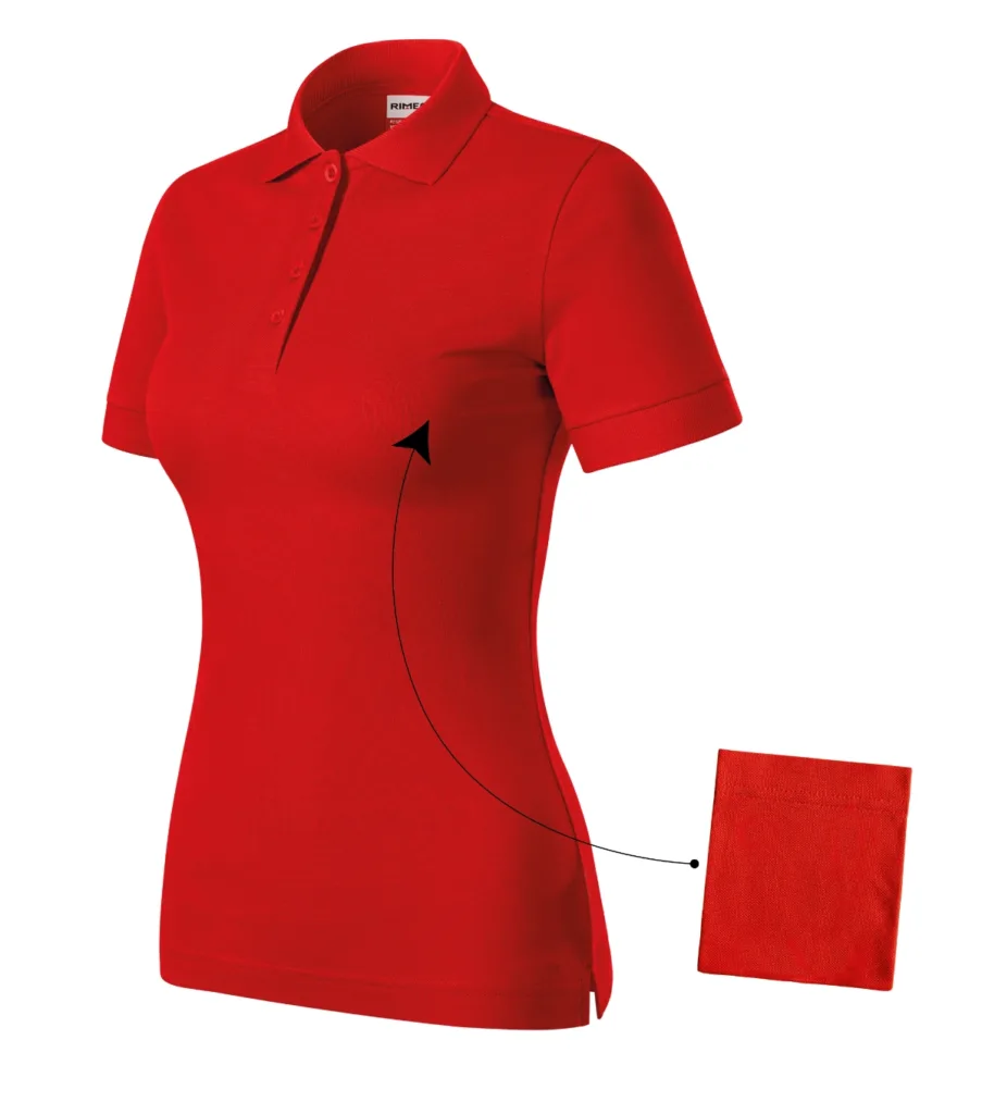 Polokošile RIMECK Resist Heavy Polo R21, dámská, červená