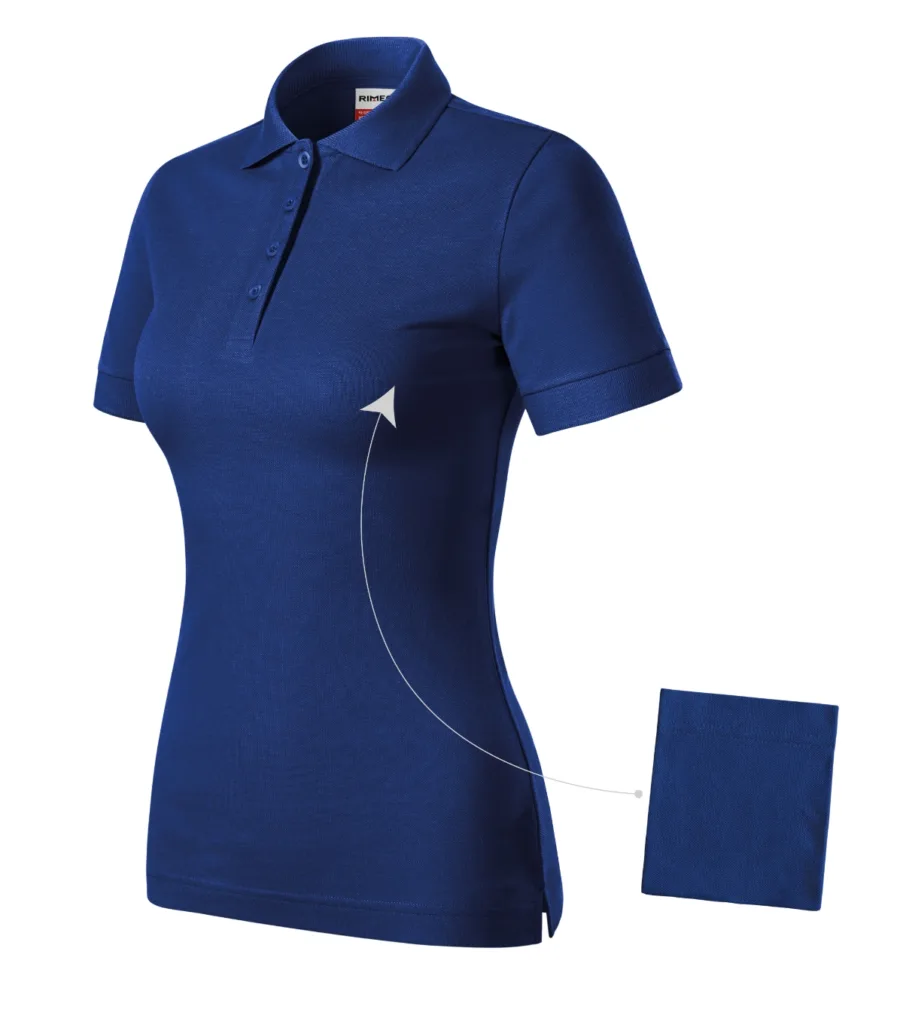 Polokošile RIMECK Resist Heavy Polo R21, dámská, královská modrá