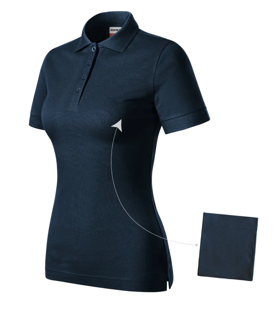 Polokošile RIMECK Resist Heavy Polo R21, dámská, námořní modrá