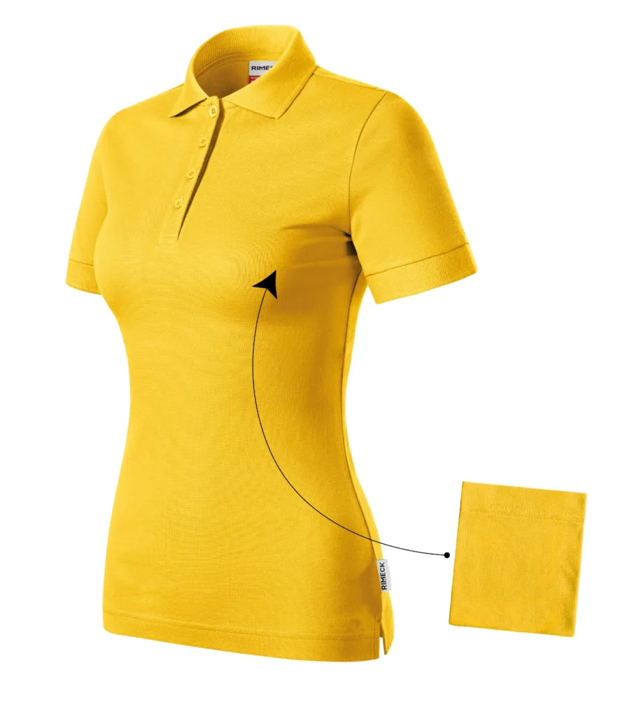 Polokošile RIMECK Resist Heavy Polo R21, dámská, žlutá