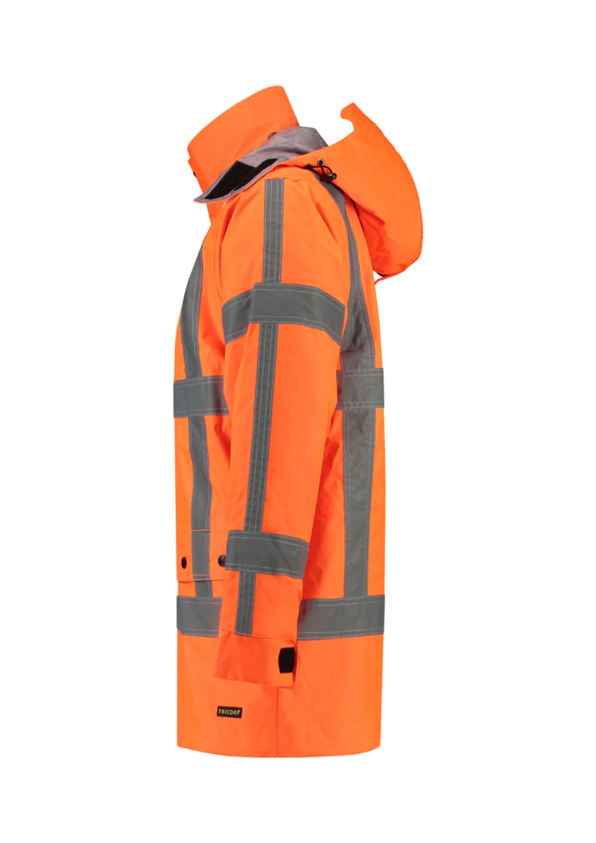 Pracovní bunda TRICORP RWS Parka T50, unisex, fluorescenční oranžová - Obrázek 4