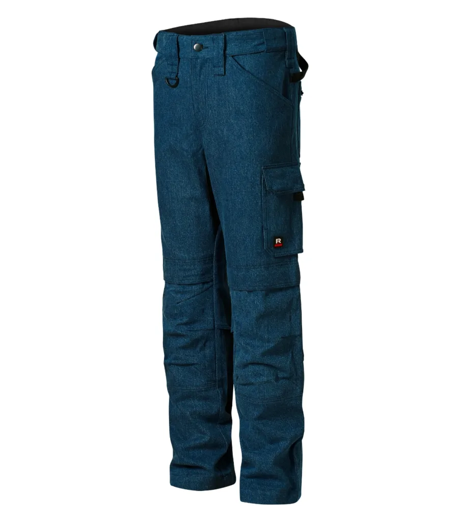 Pracovní džíny RIMECK Vertex W08, pánské, světlý denim