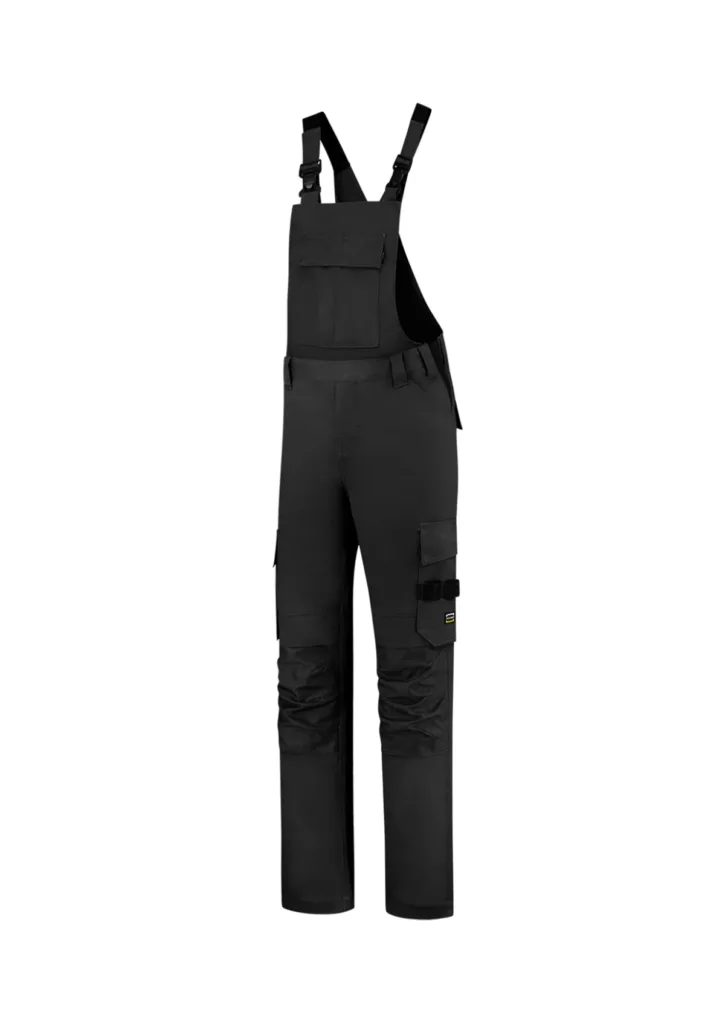 Pracovní kalhoty s laclem TRICORP Bib & Brace Twill Cordura T67, unisex, černá