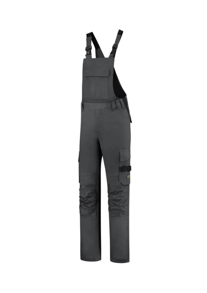 Pracovní kalhoty s laclem TRICORP Bib & Brace Twill Cordura T67, unisex, tmavě šedá