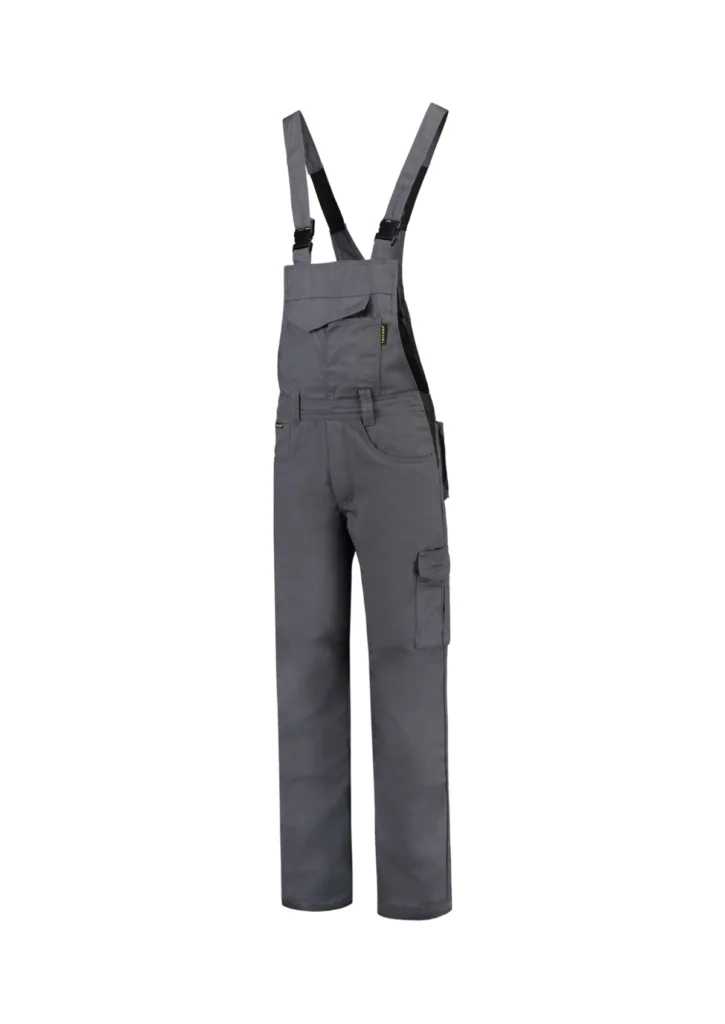 Pracovní kalhoty s laclem TRICORP Dungaree Overall Industrial T66, unisex, convoy gray