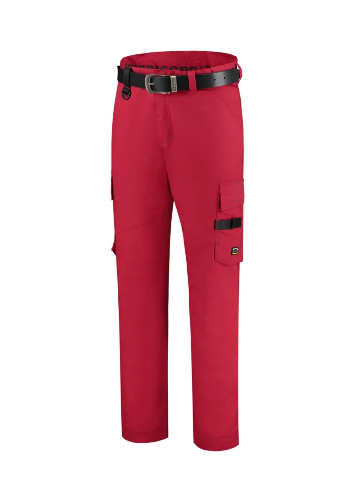 Pracovní kalhoty TRICORP Work Pants Twill T64, unisex, červená