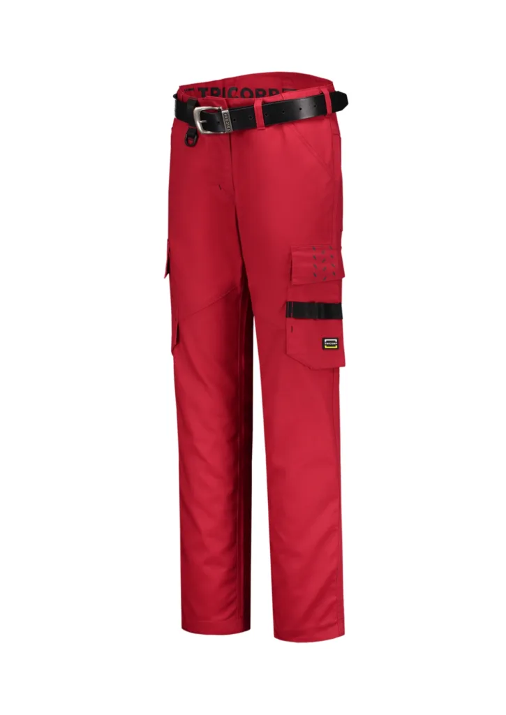 Pracovní kalhoty TRICORP Work Pants Twill Women T70, dámské, červená