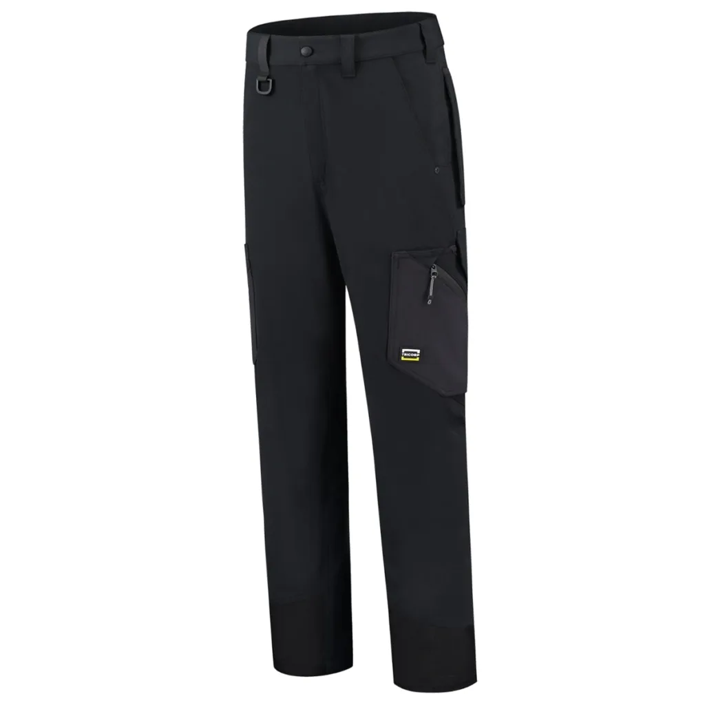 Pracovní kalhoty TRICORP Work Trousers 4-way Stretch T77, unisex, černá