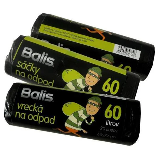 Sapler sáčky na odpad 60l hd balis 20ks