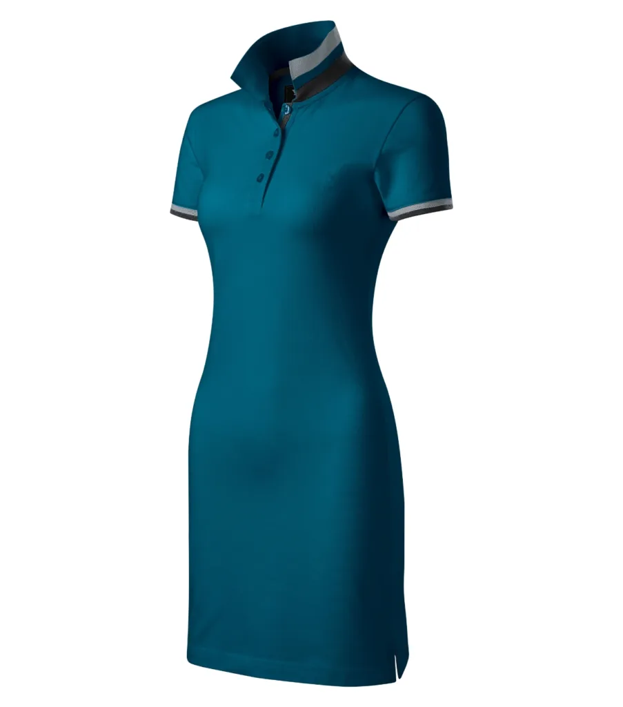 Šaty MALFINI Premium Dress up 271, dámské, petrolejová