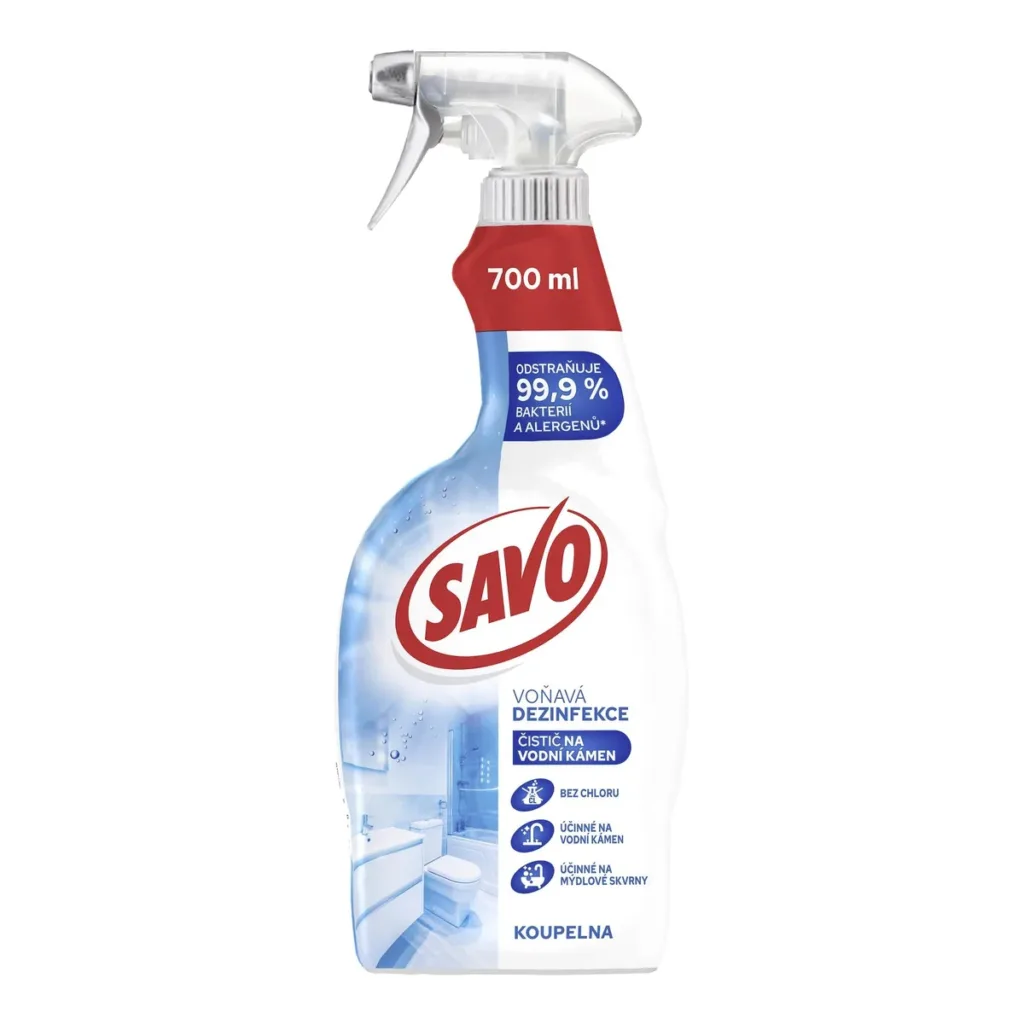 Savo spray na vodní kámen bez chloru 700ml