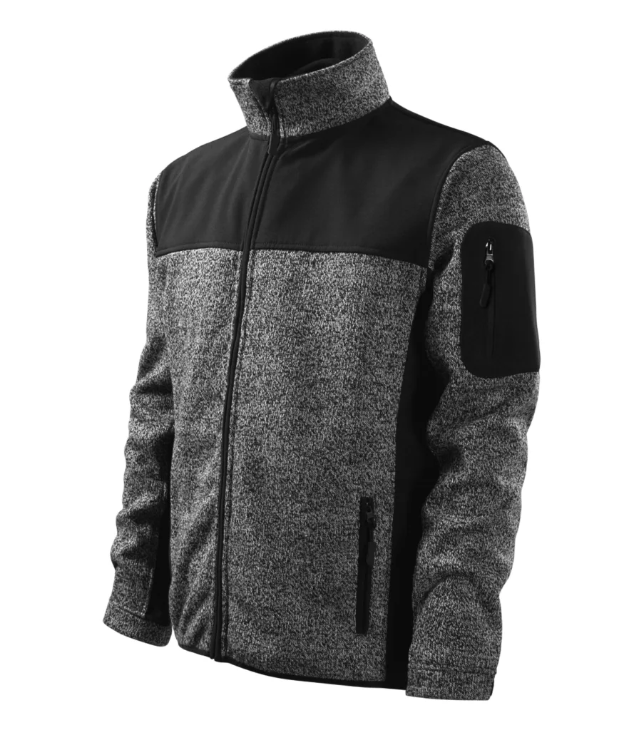Softshellová bunda RIMECK Casual 550, pánská, knit gray