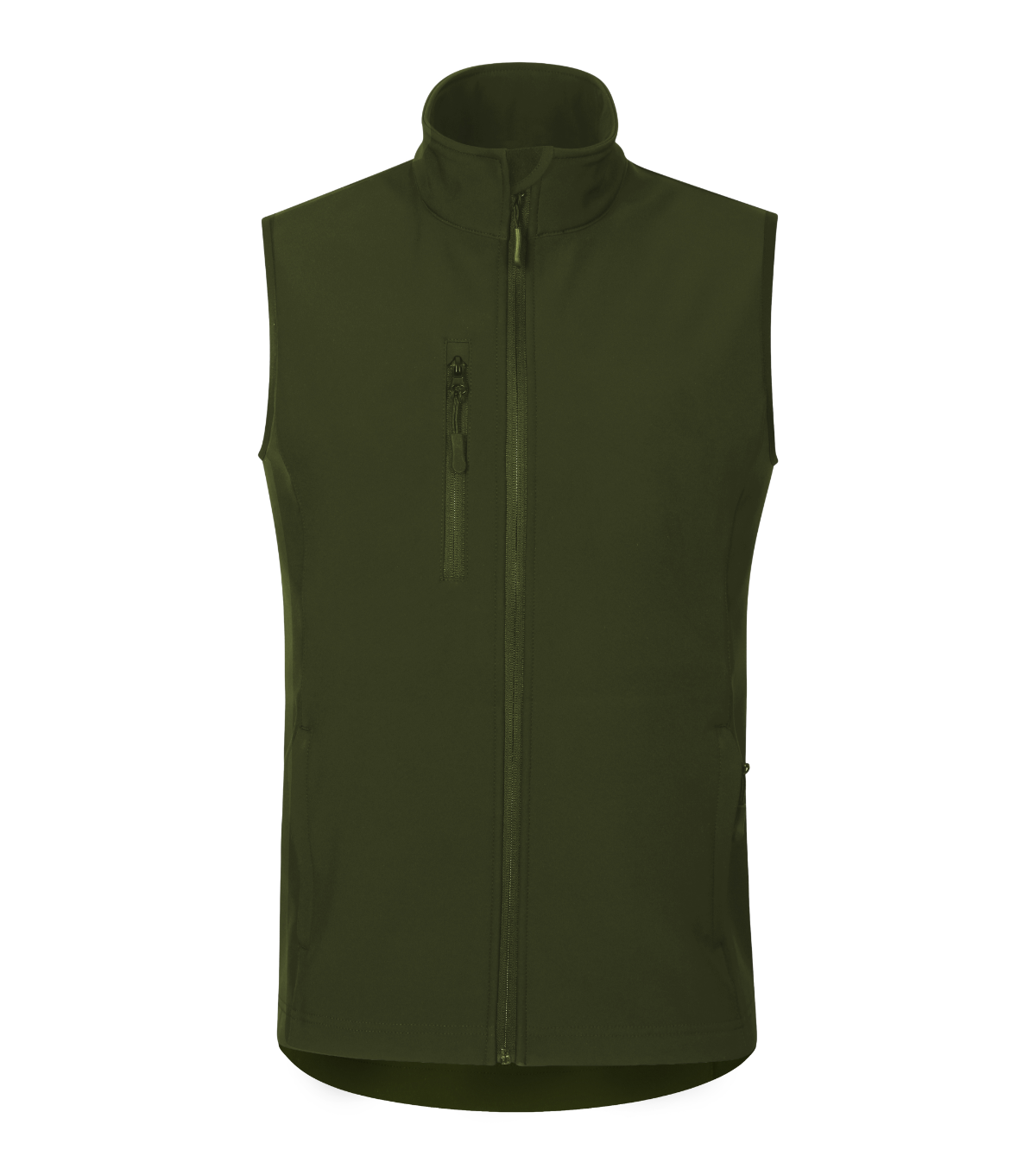 Softshellová vesta MALFINI Trail 568, pánská, military - Obrázek 2