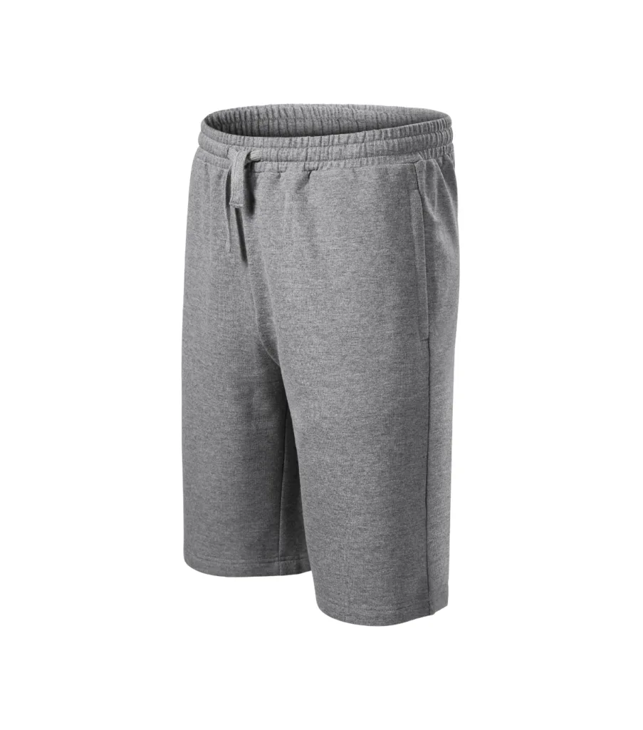 Šortky MALFINI Comfy 611, pánské, tmavě šedý melír
