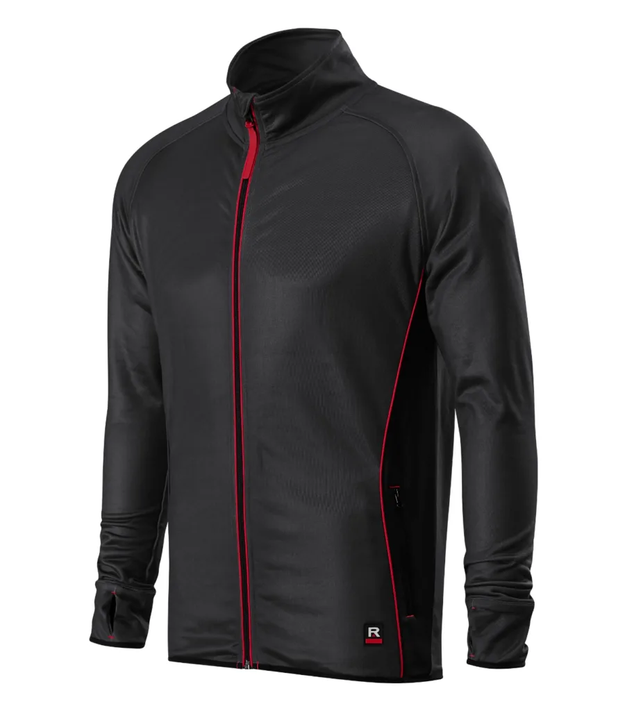 Stretch fleece RIMECK Vertex W41, pánský, ebony gray