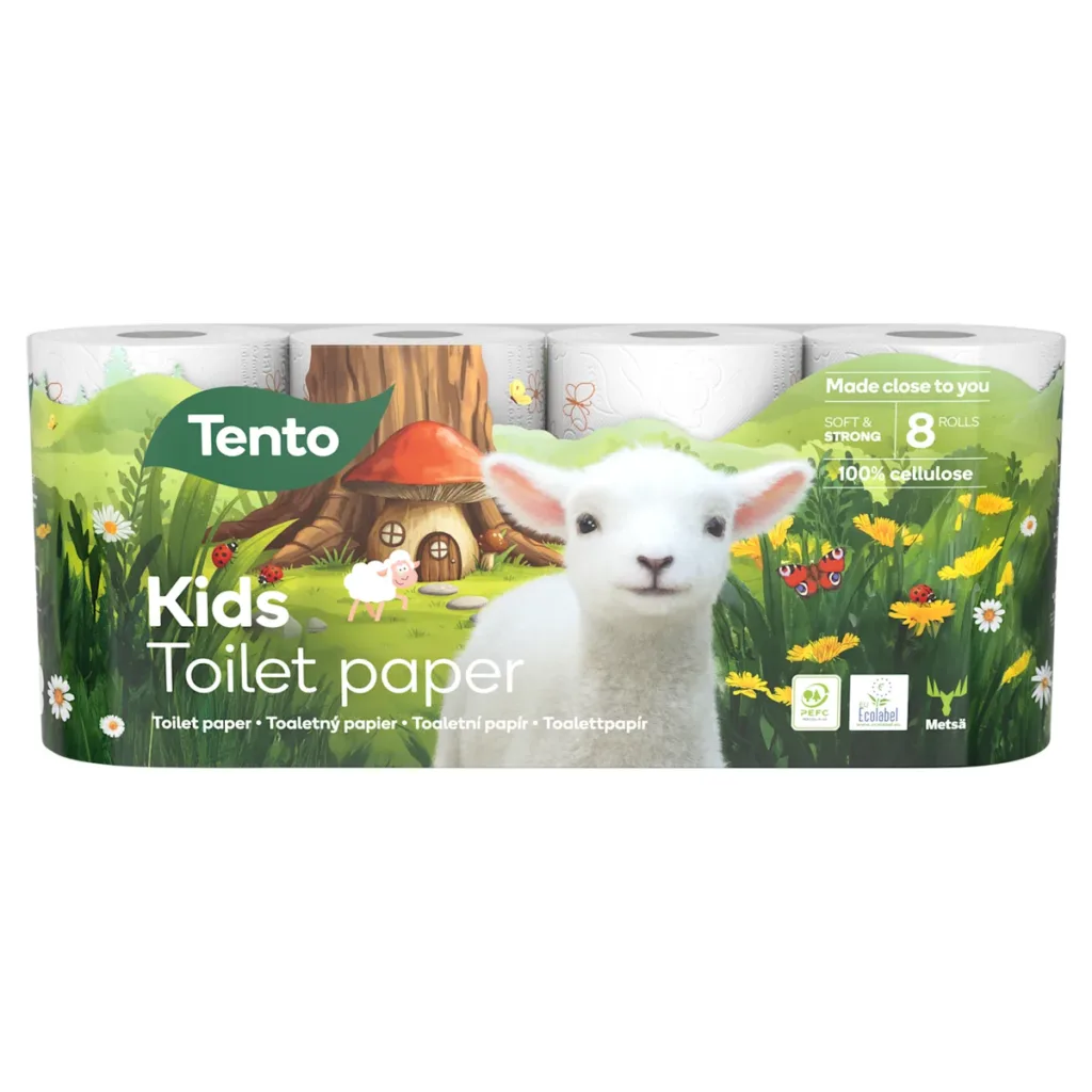 Tento toaletní papír 3v kids 8ks
