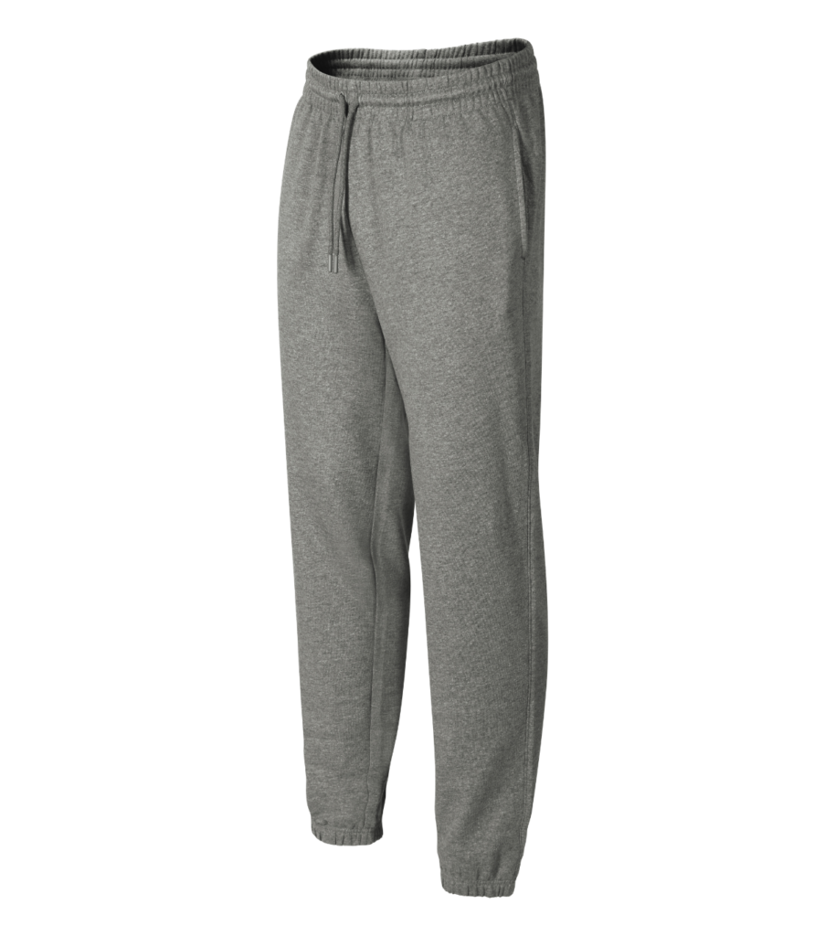 Tepláky MALFINI Meadow 609, unisex, tmavě šedý melír