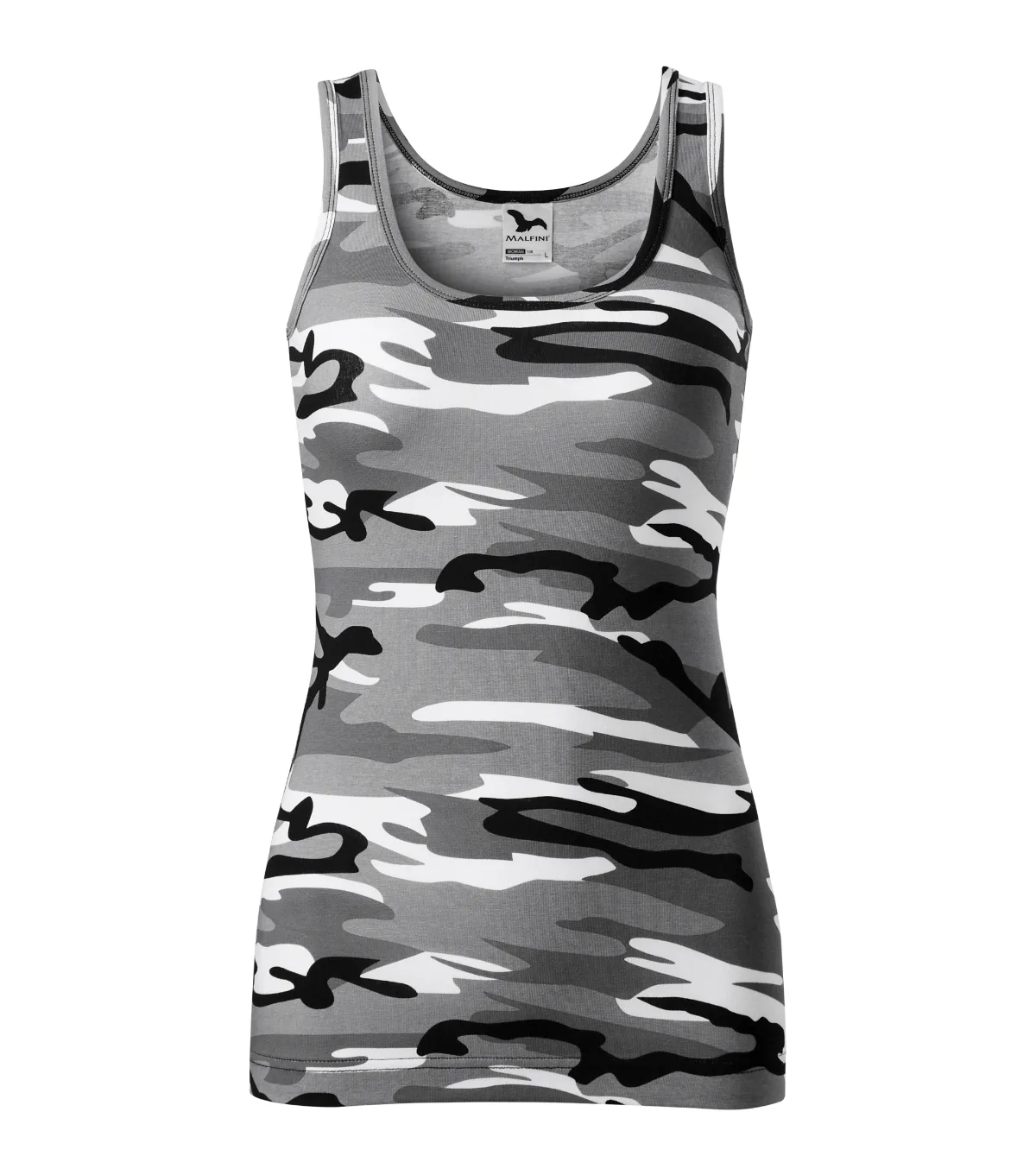 Tílko MALFINI Camo Triumph C36, dámské, camouflage gray - Obrázek 2
