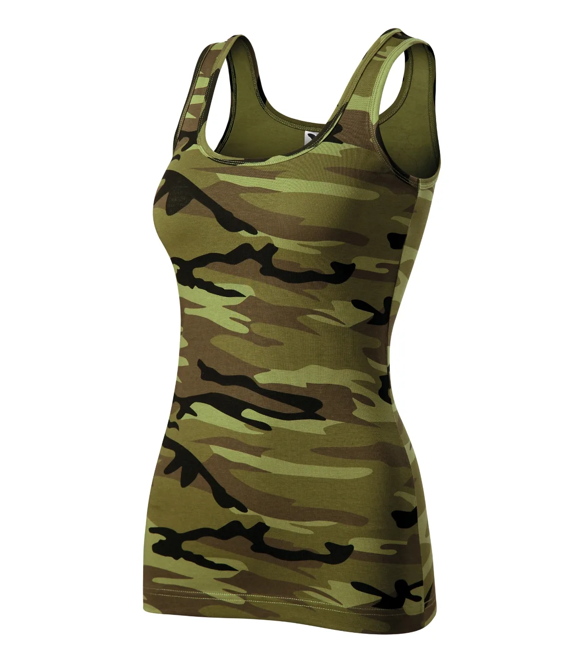 Tílko MALFINI Camo Triumph C36, dámské, camouflage green