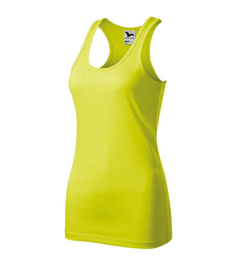 Tílko MALFINI Racer 167, dámské, neon yellow