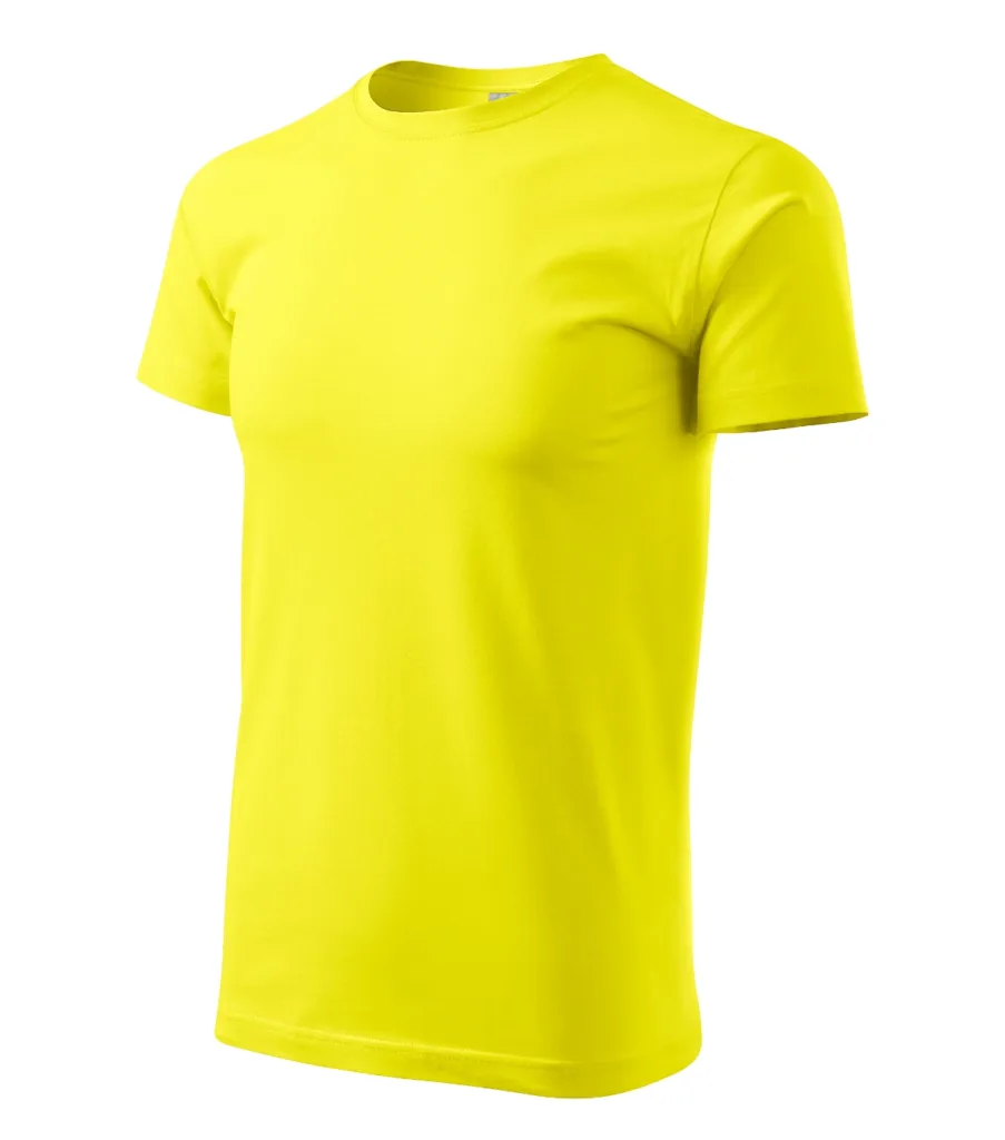 Tričko MALFINI Basic 129, pánské, citronová