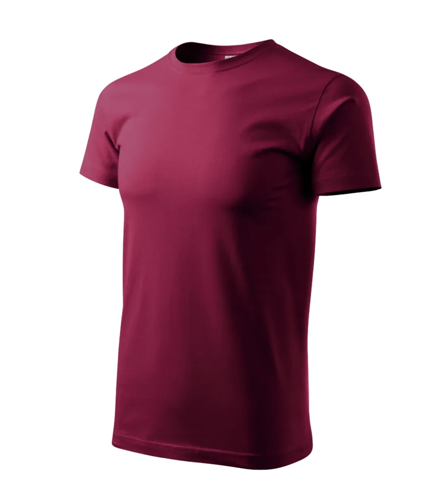 Tričko MALFINI Basic 129, pánské, garnet