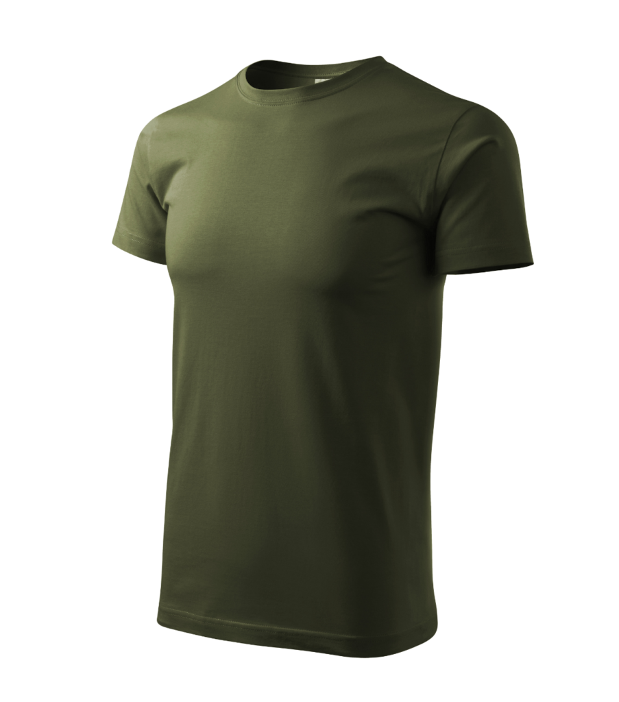 Tričko MALFINI Basic 129, pánské, military