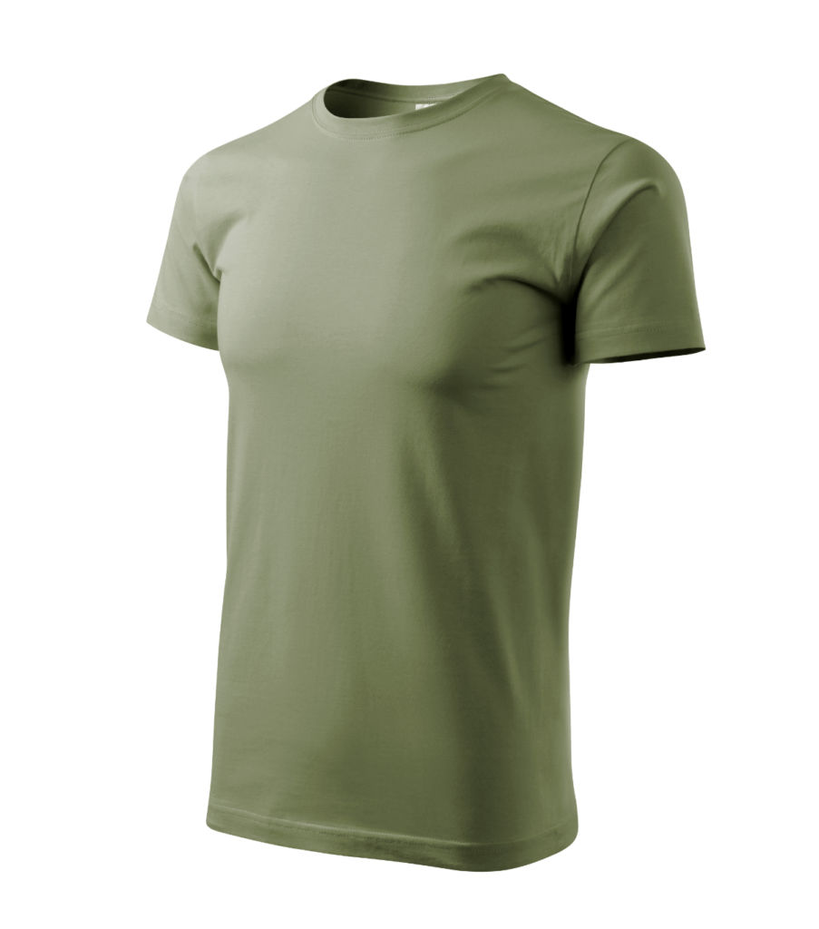 Tričko MALFINI Basic 129, pánské, světlá khaki