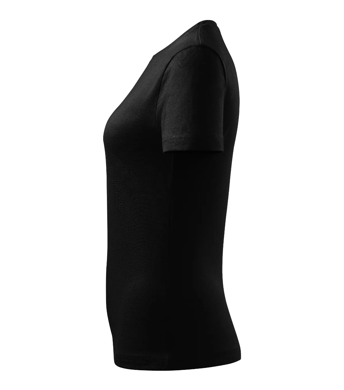 Tričko MALFINI Basic 134, dámské, černá - Obrázek 3
