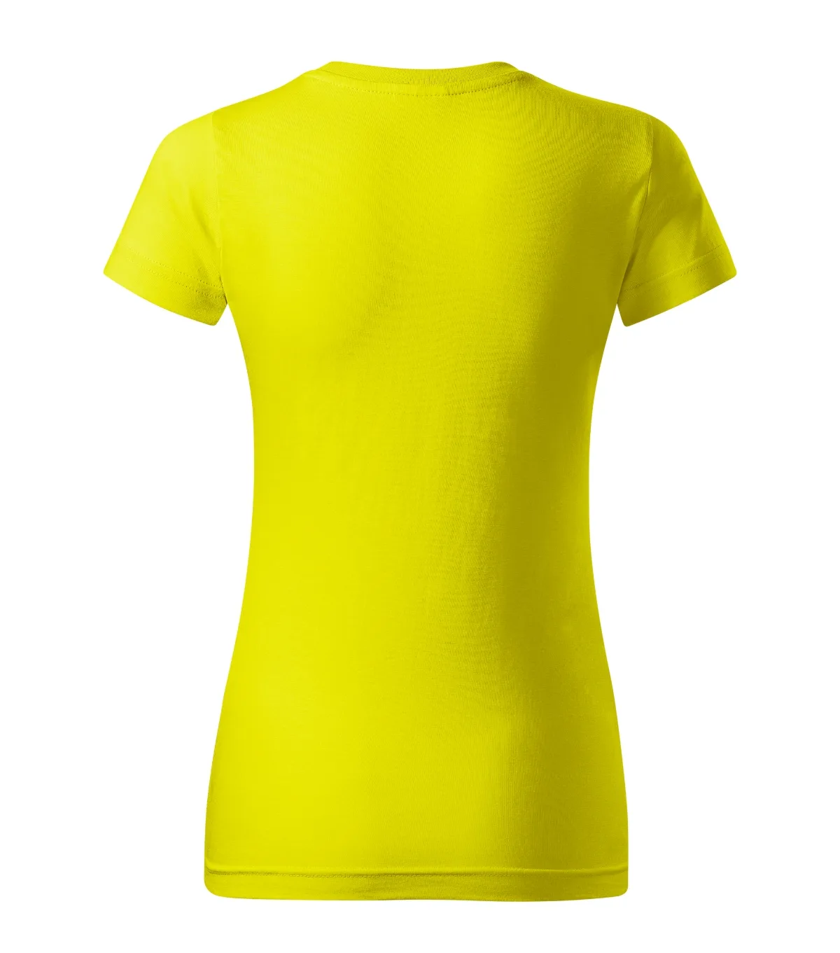 Tričko MALFINI Basic 134, dámské, citronová - Obrázek 3
