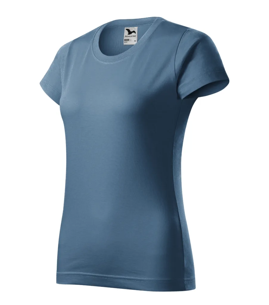 Tričko MALFINI Basic 134, dámské, denim