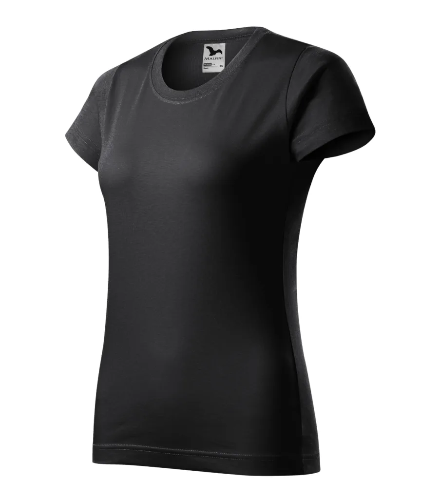 Tričko MALFINI Basic 134, dámské, ebony gray